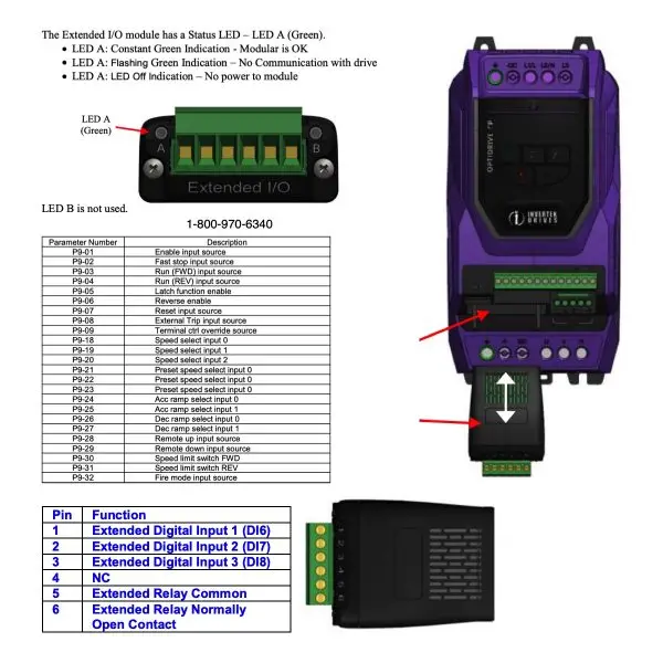 OPT-2-EXTIO-IN – Extended I/O Plug In Option Module - Image 2