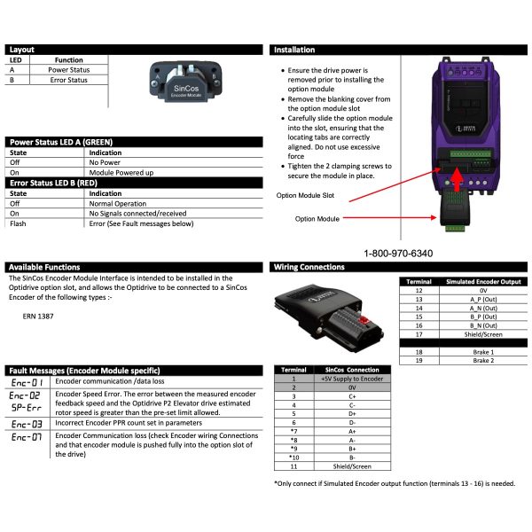 OPT-2-SINCOS2-IN – SinCos Encoder Interface - Image 2
